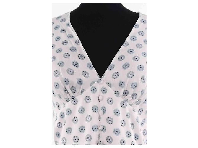 Diane Von Furstenberg Vestido blanco - vista 2