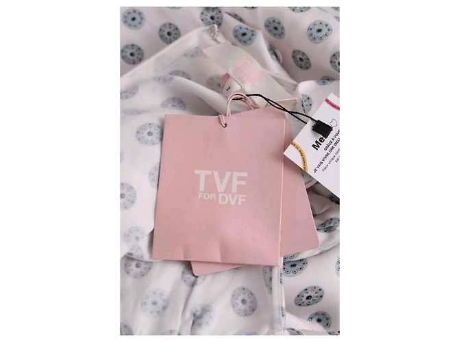 Diane Von Furstenberg Vestido blanco - vista 5