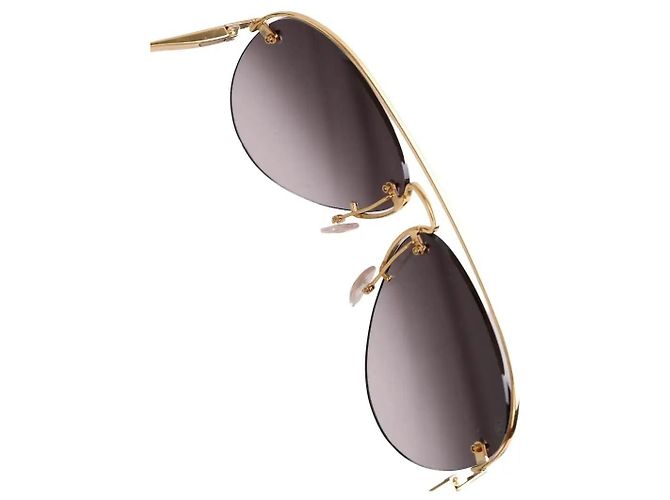 Louis Vuitton Schwarze Fliegerbrille - Ansicht 4