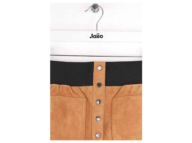 Minifalda Zadig & Voltaire Junk Suede camel Camello - vista 2
