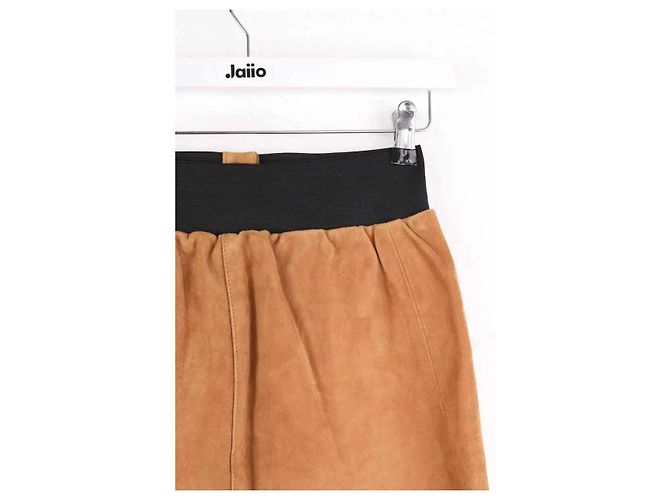 Minifalda Zadig & Voltaire Junk Suede camel Camello - vista 3