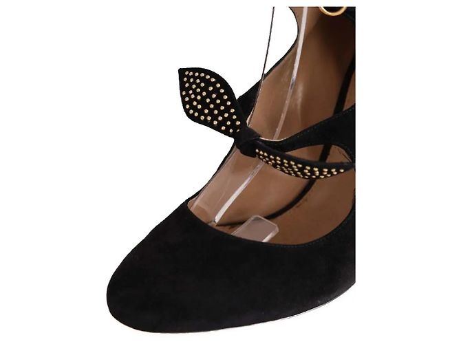 Tacchi Chloé in camoscio nero Taglia 41 - vista 5