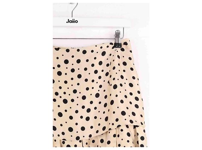 Minifalda de seda beige Dolce & Gabbana - vista 2