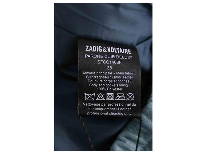 Zadig & Voltaire Blaue gerade Hose - Ansicht 6