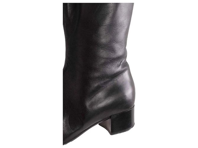 Botas Carel de cuero negro - vista 5