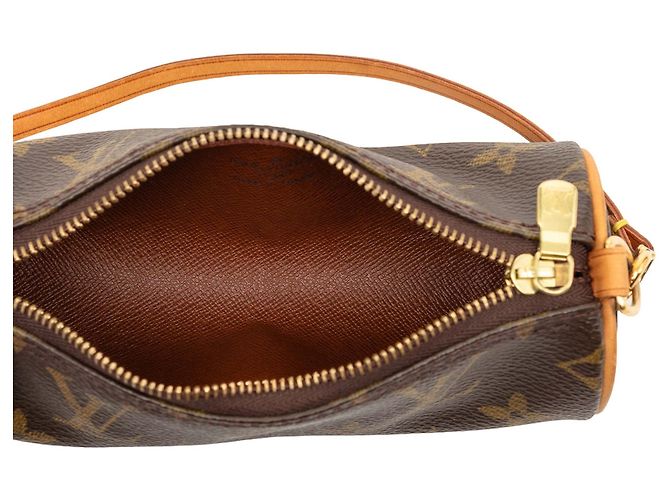 Borsa a mano Louis Vuitton Monogram Papillon Pochette Marrone - vista 4