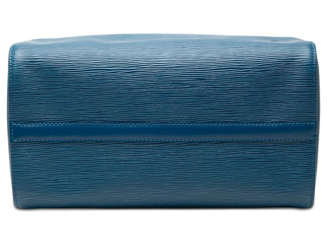 Borsa Boston Louis Vuitton Epi Speedy 35 Blu - vista 3