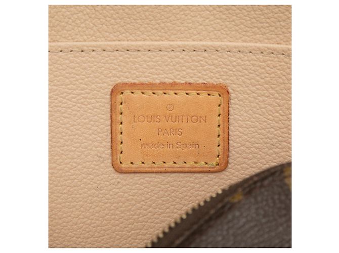 Necessaire PM Monogram Louis Vuitton marrone - vista 5