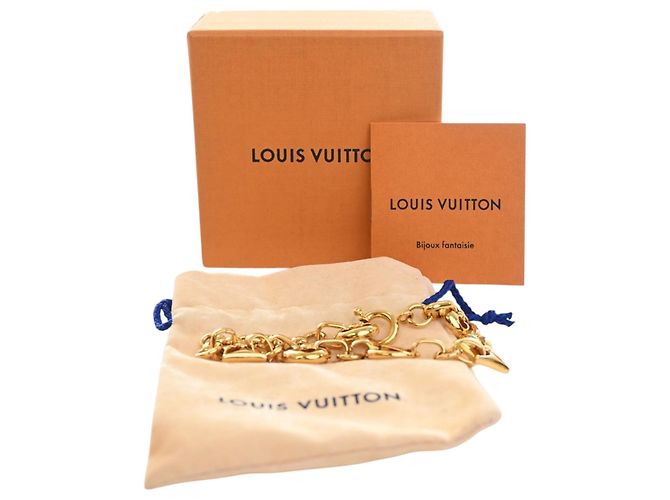 Louis Vuitton Gold Plated Monogram Crazy In Lock Armband goldfarben Golden - Ansicht 8