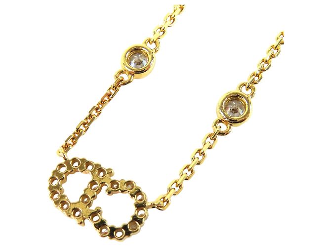 Collana Dior Clair D Lune placcata oro D'oro - vista 3
