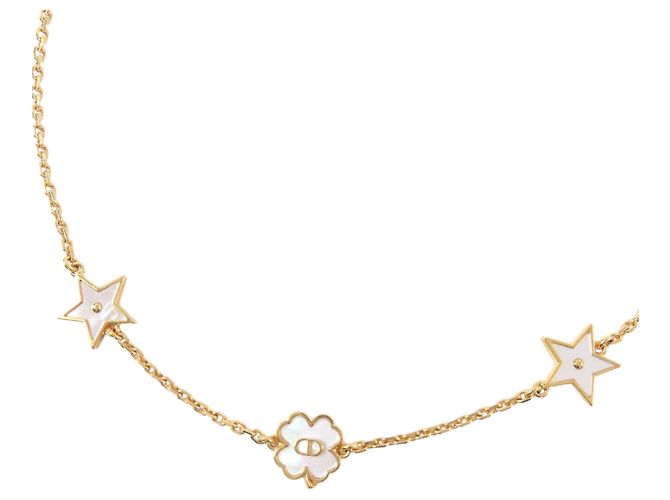 Collana Destiny Dior placcata oro CD con madreperla D'oro - vista 3