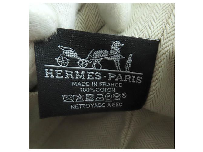 Borsa Vanity Case Hermès Small Toile Bride A Brac Arancione - vista 5