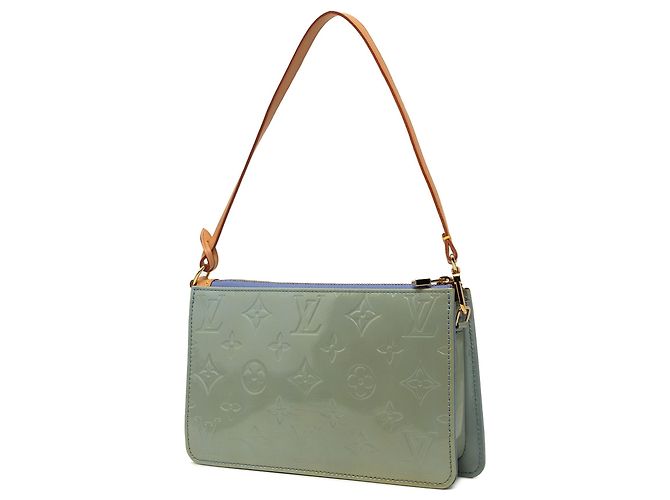 Borsa a tracolla Louis Vuitton Monogram Vernis Pochette Lexington Verde - vista 2