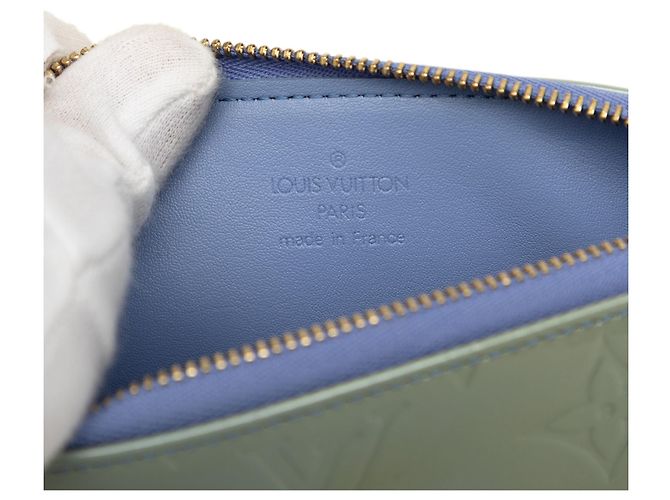 Borsa a tracolla Louis Vuitton Monogram Vernis Pochette Lexington Verde - vista 5
