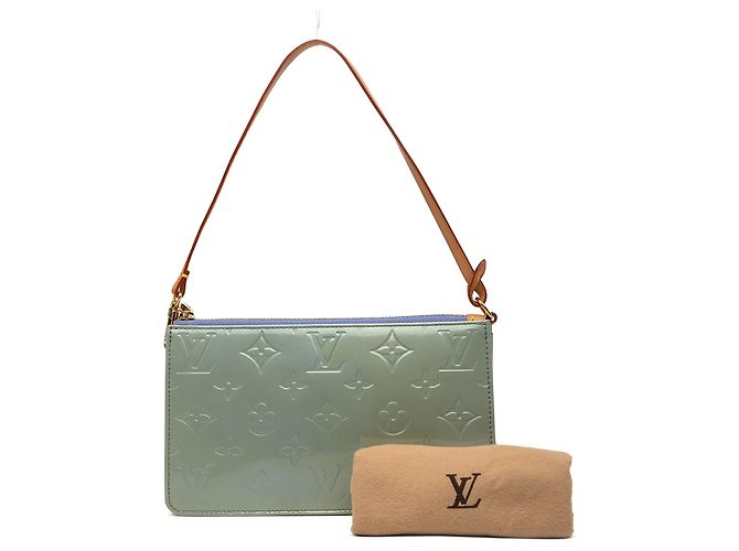 Borsa a tracolla Louis Vuitton Monogram Vernis Pochette Lexington Verde - vista 7