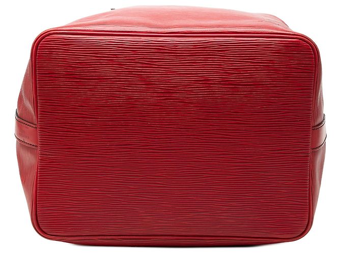Borsa a secchiello Louis Vuitton Epi Petit Noe rossa Rosso - vista 3