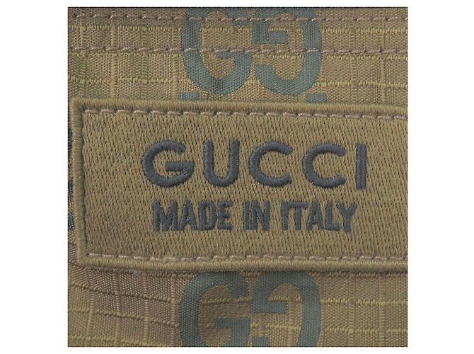 Borsa cintura Gucci GG in nylon ripstop marrone - vista 5