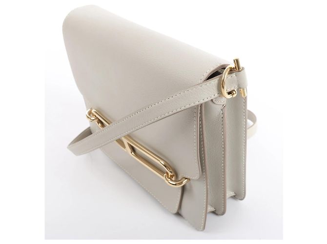 Hermès Hermes Sac Roulis 23 Evercolor Crossbody Bag in Pearl Gray C: 2018 Grigio - vista 3