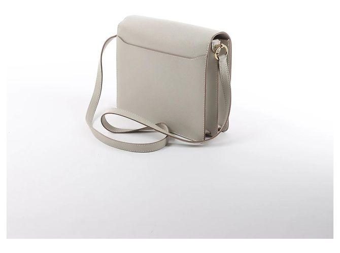 Hermès Hermes Sac Roulis 23 Evercolor Crossbody Bag in Pearl Gray C: 2018 Grigio - vista 4