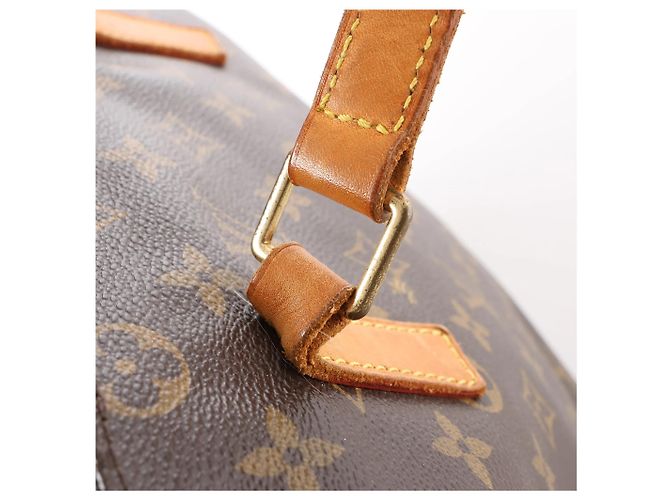 Borsa a tracolla Louis Vuitton Cabas Mezzo Monogram in marrone M51151 - vista 12