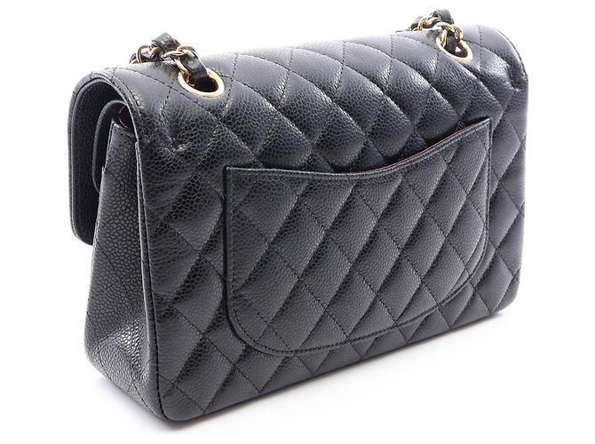 Borsa a tracolla Chanel Matelassé Double Flap Nero - vista 2