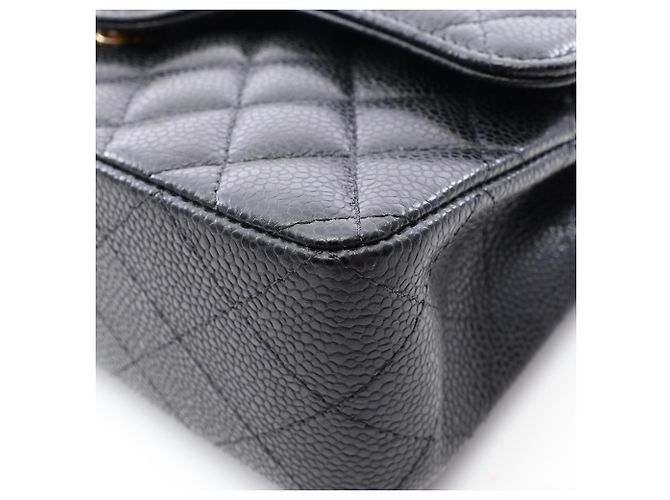 Borsa a tracolla Chanel Matelassé Double Flap Nero - vista 5