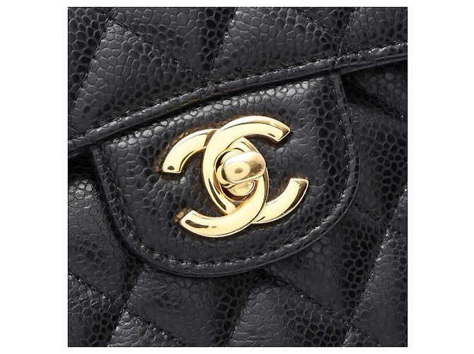 Borsa a tracolla Chanel Matelassé Double Flap Nero - vista 6