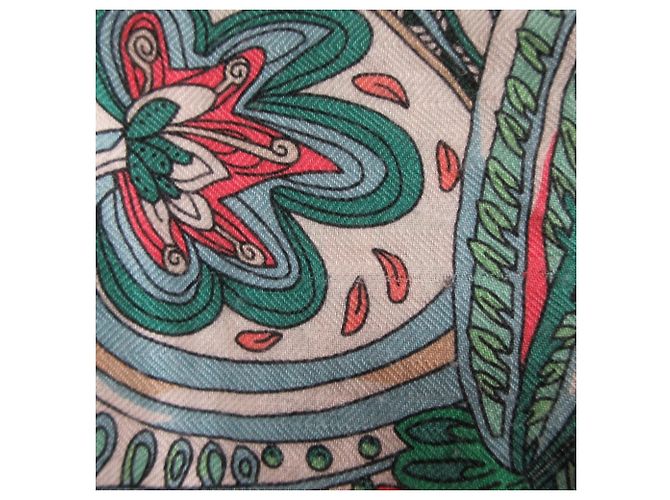 Hermès Hermes Carre Geant 140 Le Jardin de la Maharani Stole Multicolore - vista 6