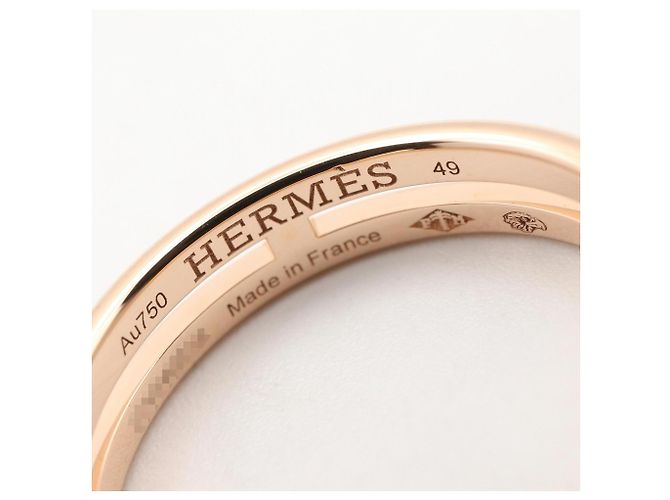 Ring Hermès Anello Hermes Ariane in oro rosa 18K D'oro - vista 4