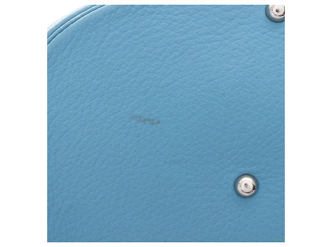 Hermès Borsa Hermes Intercity Blue Jean - vista 10