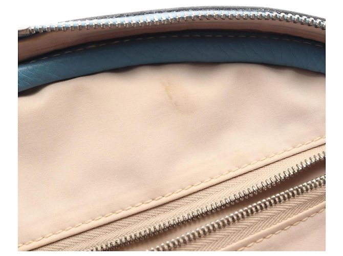 Hermès Borsa Hermes Intercity Blue Jean - vista 14