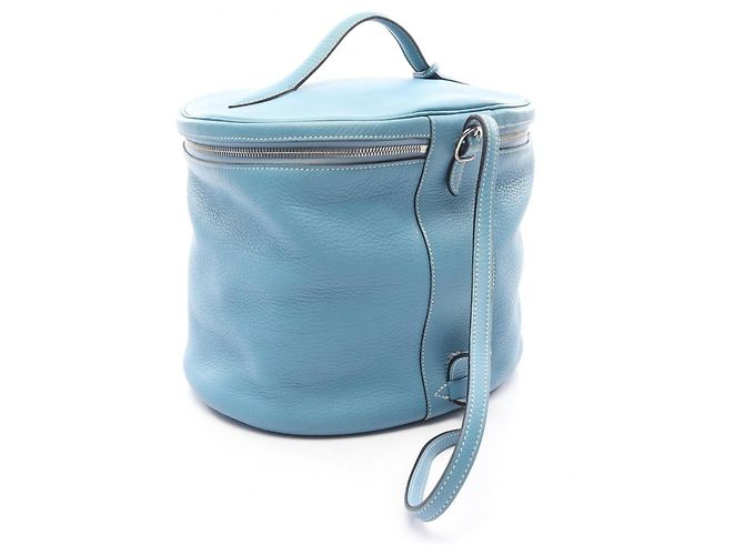 Hermès Borsa Hermes Intercity Blue Jean - vista 2