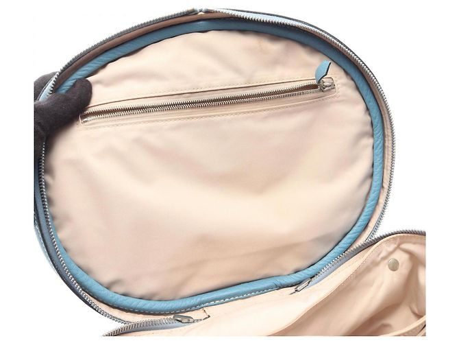 Hermès Borsa Hermes Intercity Blue Jean - vista 6