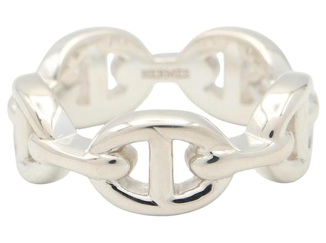 Hermès Hermes Enchainée PM Band Ring Silber - Ansicht 2