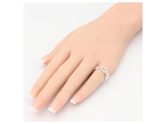 Hermès Hermes Enchainée PM Band Ring Silber - Ansicht 8