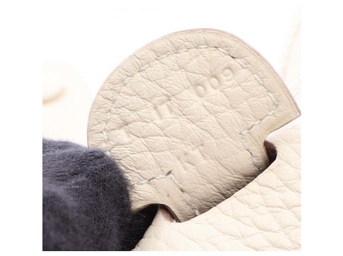 Hermès Borsa a tracolla Hermes Evelyne 3 Trois PM Bianco - vista 5