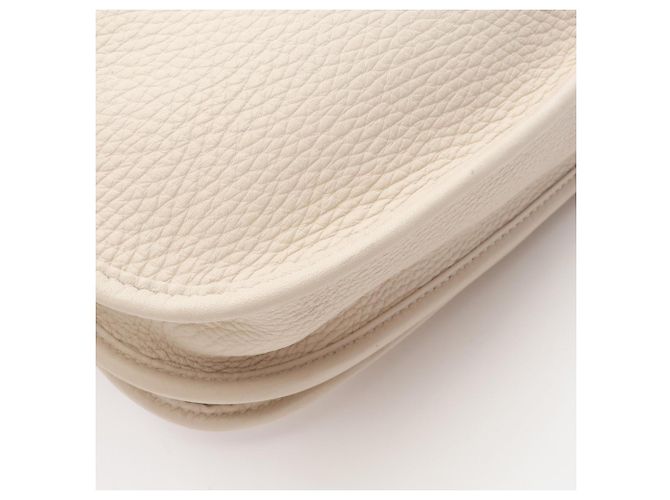 Hermès Borsa a tracolla Hermes Evelyne 3 Trois PM Bianco - vista 7