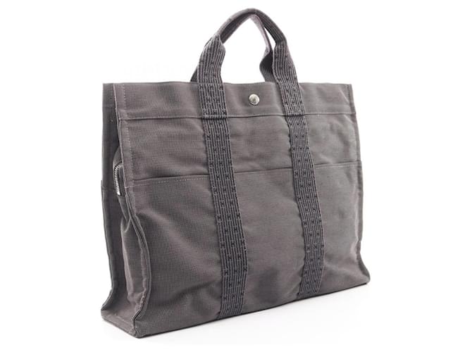 Hermès Borsa Tote Hermes Herline MM Marrone - vista 2