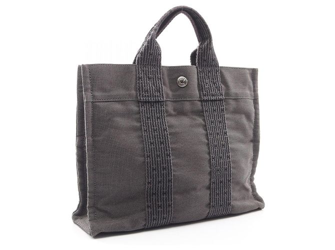 Hermès Borsa Tote Hermes Herline PM Marrone - vista 2