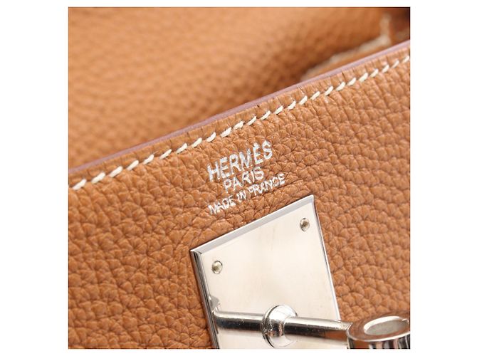 Hermès Borsa Hermes Kelly 32 in pelle Togo marrone - vista 4
