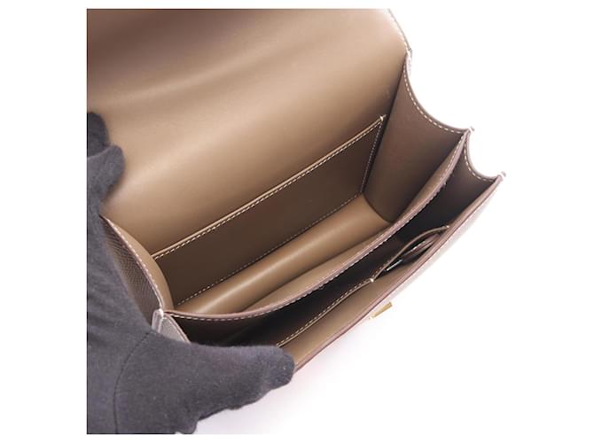 Hermès Borsa a tracolla Hermes Constance 3 Mini Marrone Taupe - vista 3