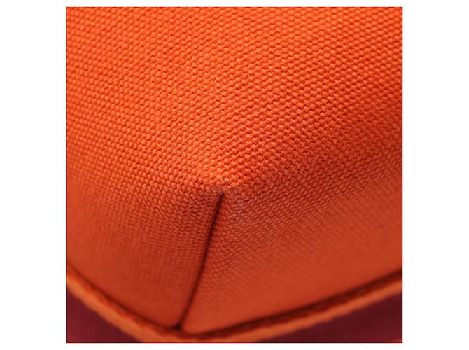 Hermès Borsa Hermes Bride à Bracque GM Rosso Arancione Bordò - vista 5