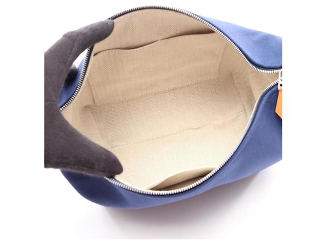 Hermès Borsa Hermes Bride à Bracque PM Blu Verde - vista 3