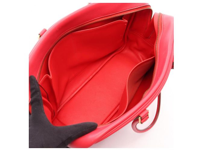 Hermès Borsa Hermes Plume 32 Rose Extreme Rosa - vista 3