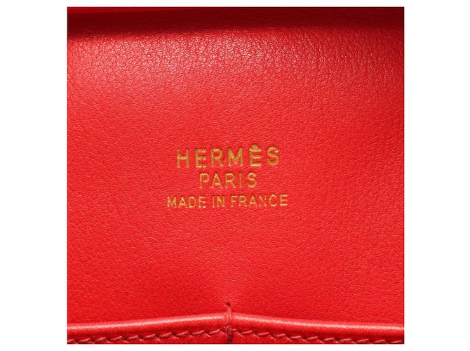 Hermès Borsa Hermes Plume 32 Rose Extreme Rosa - vista 4
