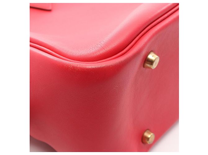 Hermès Borsa Hermes Plume 32 Rose Extreme Rosa - vista 5