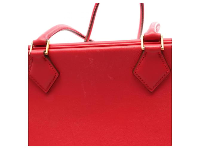 Hermès Borsa Hermes Plume 32 Rose Extreme Rosa - vista 8