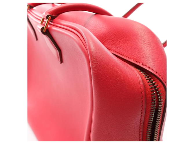 Hermès Borsa Hermes Plume 32 Rose Extreme Rosa - vista 9