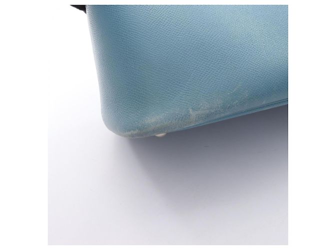 Hermès Borsa a mano Hermes Bolide 35 Blu - vista 10
