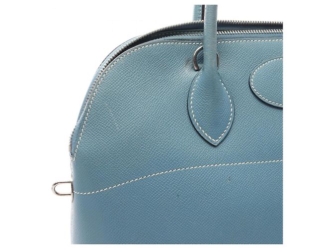 Hermès Borsa a mano Hermes Bolide 35 Blu - vista 11